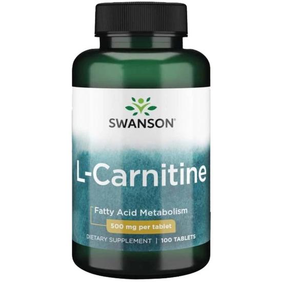 Swanson L-Carnitine 500mg Tablets 100 Tablets