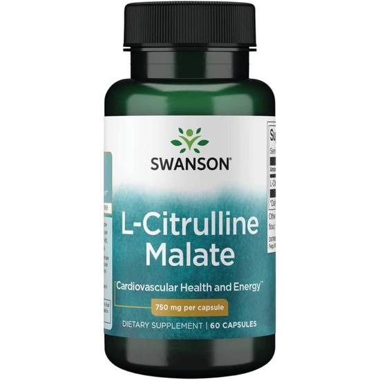 Swanson L-Citrulline Malate Complex 750mg Capsules 60 Capsules