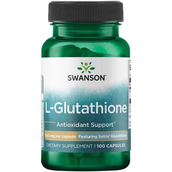 Swanson L-Glutathione 100mg Capsules 100 Capsules