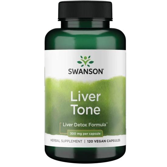 Swanson Liver Tone Liver Detox Formula 300mg Capsules 120 Capsules