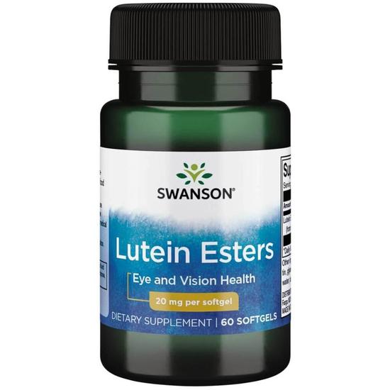 Swanson Lutein Esters 20mg Softgels 60 Softgels