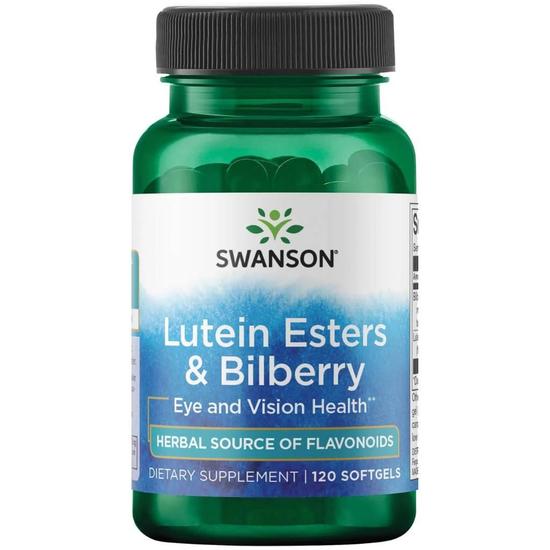 Swanson Lutein Esters & Bilberry Softgels 120 Softgels