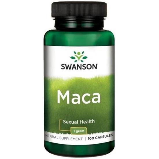 Swanson Maca 500mg Capsules 100 Capsules