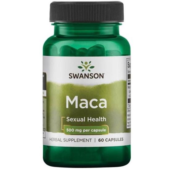 Swanson Maca Extract 500mg Capsules 60 Capsules