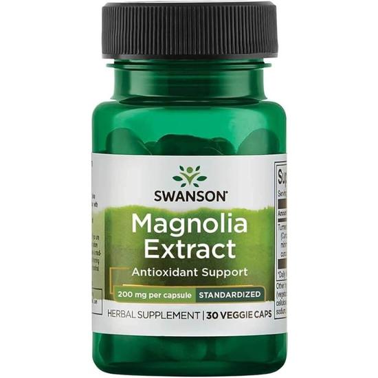 Swanson Magnolia Extract 200mg Capsules 30 Capsules