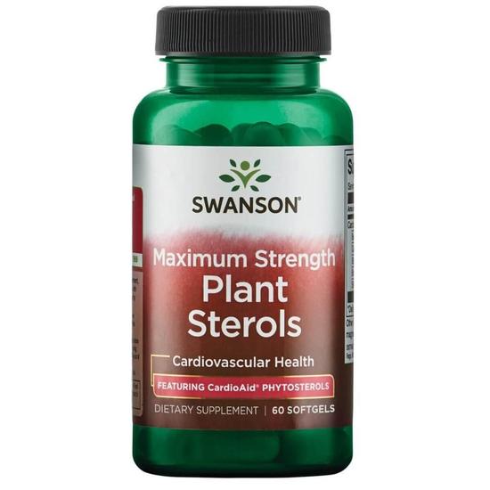 Swanson Maximum Strength Plant Sterols CardioAid Capsules 60 Capsules