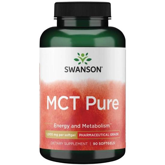 Swanson MCT Pure 1000mg Softgels 90 Softgels