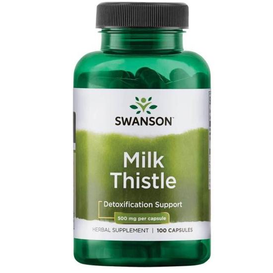 Swanson Milk Thistle 500mg Capsules 100 Capsules