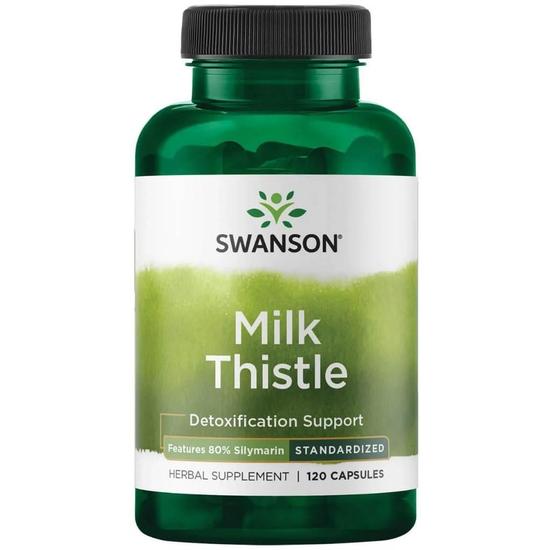 Swanson Milk Thistle Standardised 250mg Capsules 120 Capsules