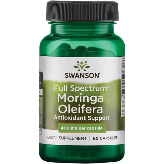 Swanson Moringa Oleifera 400mg Capsules 60 Capsules