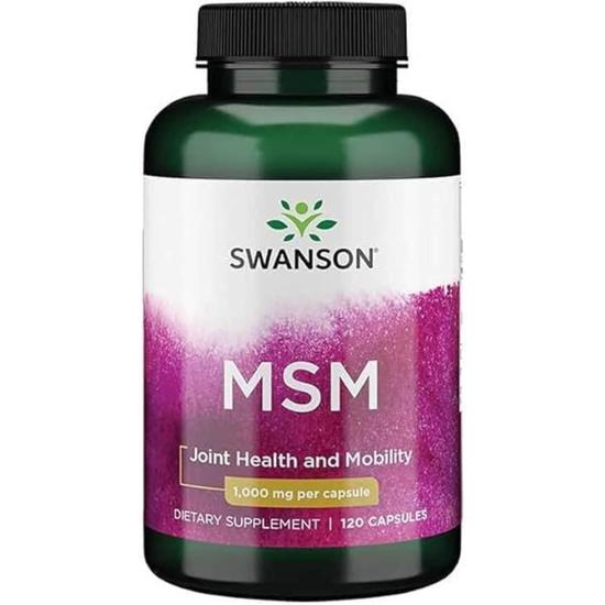 Swanson MSM 1000mg Capsules 120 Capsules