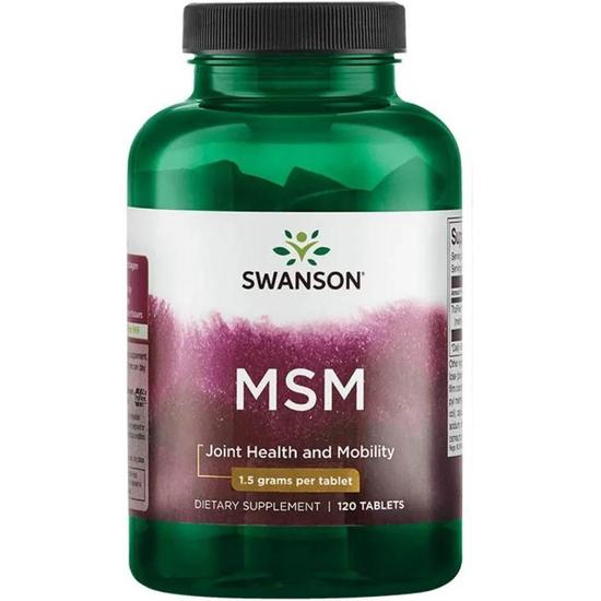 Swanson MSM 1500mg Tablets 120 Tablets