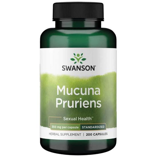 Swanson Mucuna Pruriens 350mg Capsules 200 Capsules