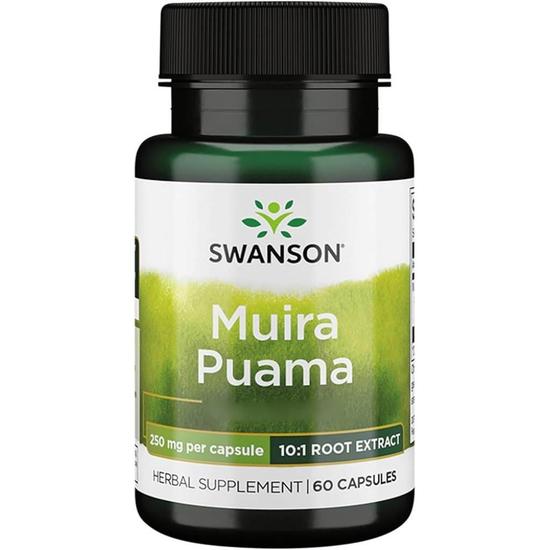 Swanson Muira Puama 250mg 10:1 Capsules 60 Capsules