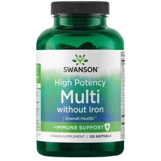 Swanson Multi Without Iron Softgels 120 Softgels