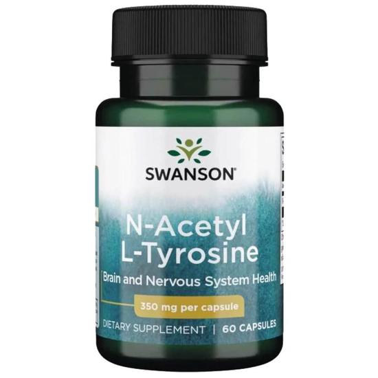 Swanson N-Acetyl L-Tyrosine 350mg Capsules 60 Capsules