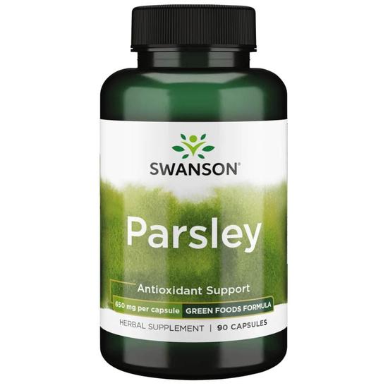 Swanson Parsley 650mg Capsules 90 Capsules