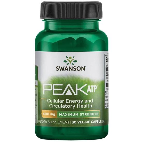 Swanson Peak ATP Maximum Strength Capsules 30 Capsules