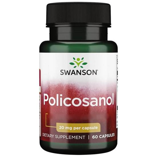 Swanson Policosanol 20mg Capsules 60 Capsules