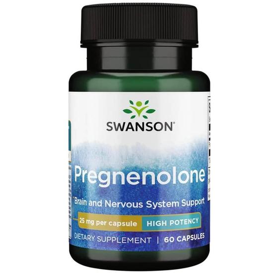 Swanson Pregnenolone 25mg Capsules 60 Capsules