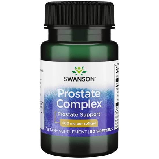 Swanson Prostate Complex 200mg Softgels 60 Softgels