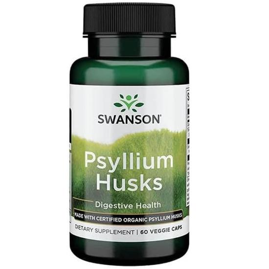 Swanson Psyllium Husks 625mg Capsules 60 Capsules