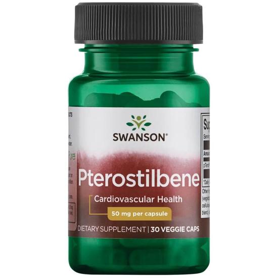 Swanson Pterostilbene 50mg Capsules 30 Capsules