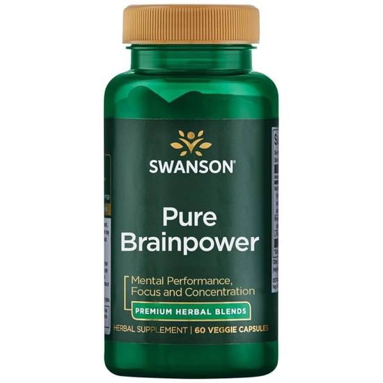 Swanson Pure Brainpower Capsules 60 Capsules