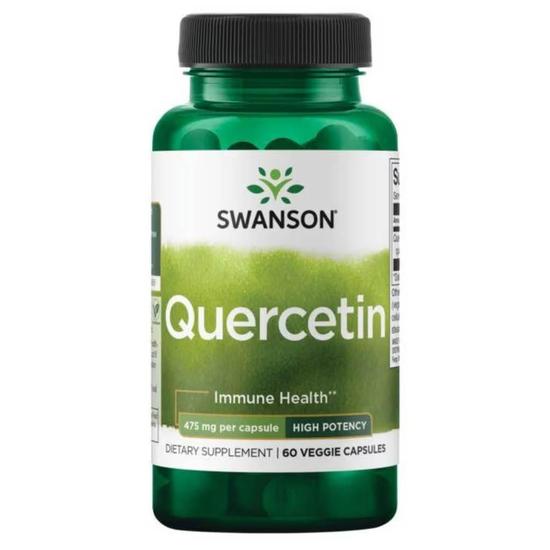 Swanson Quercetin 475mg High Potency Capsules 60 Capsules