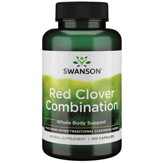 Swanson Red Clover Combination Capsules 100 Capsules