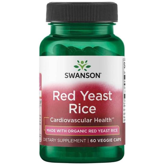 Swanson Red Yeast Rice 600mg Capsules 60 Capsules