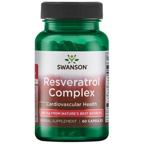 Swanson Resveratrol Complex Capsules 60 Capsules