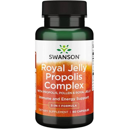 Swanson Royal Jelly Propolis Complex Capsules 60 Capsules