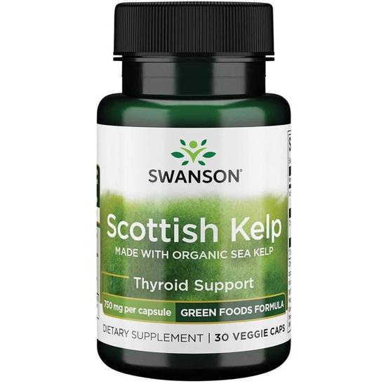 Swanson Scottish Kelp 750mg Capsules 30 Capsules