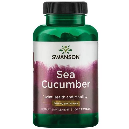 Swanson Sea Cucumber 500mg Capsules 100 Capsules