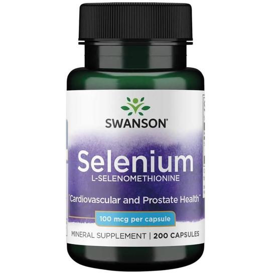 Swanson Selenium 100mcg Capsules 200 Capsules