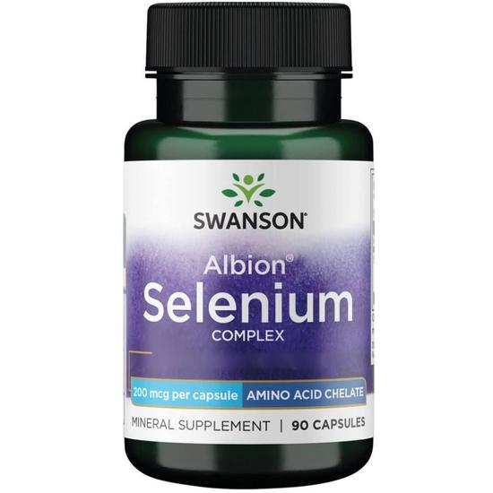 Swanson Selenium Complex 200mcg Capsules 90 Capsules