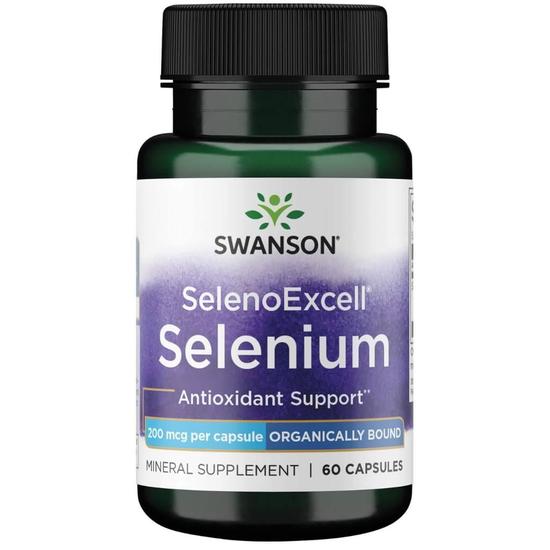 Swanson SelenoExcell Selenium 200mcg Capsules 60 Capsules