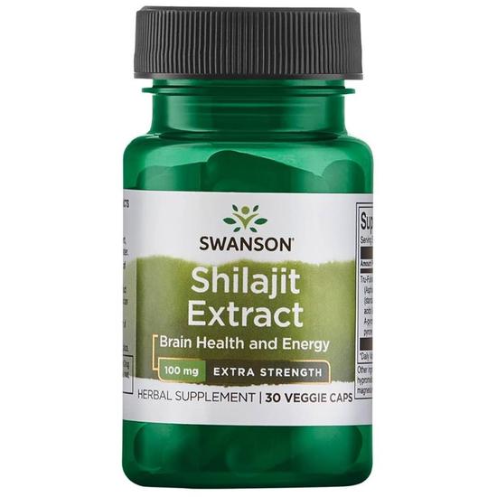 Swanson Shilajit Extract 100mg Capsules 30 Capsules