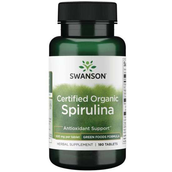 Swanson Spirulina Tablets 180 Tablets