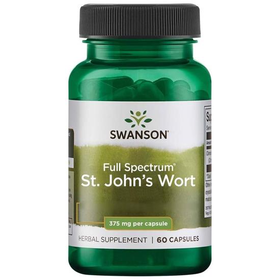 Swanson St. John's Wort 375mg Capsules 60 Capsules