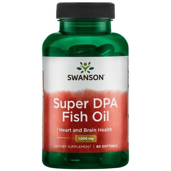 Swanson Super DPA Fish Oil Softgels 60 Softgels