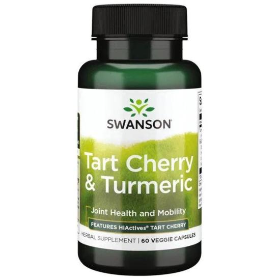 Swanson Tart Cherry & Turmeric Capsules 60 Capsules