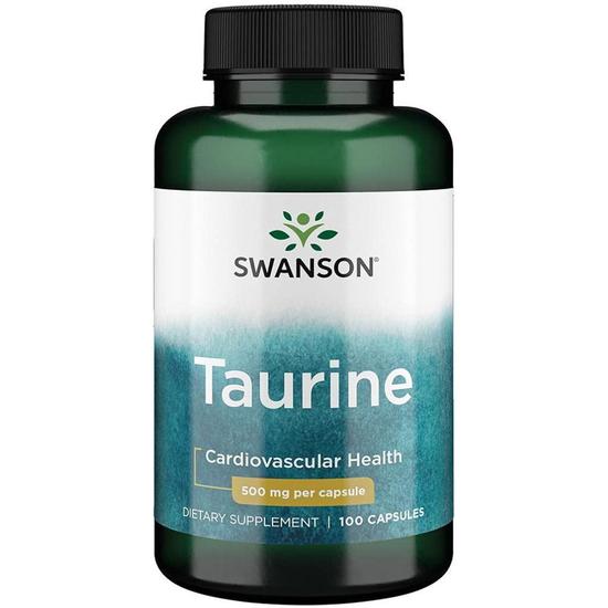 Swanson Taurine 500mg Capsules 100 Capsules