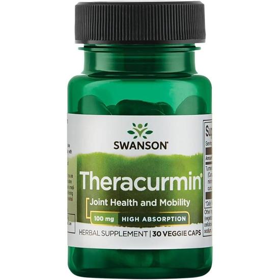 Swanson Theracurmin 100mg High Absorption Capsules 30 Capsules