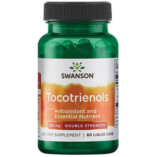 Swanson Tocotrienols 100mg Double Strength 60 Liquid Caps