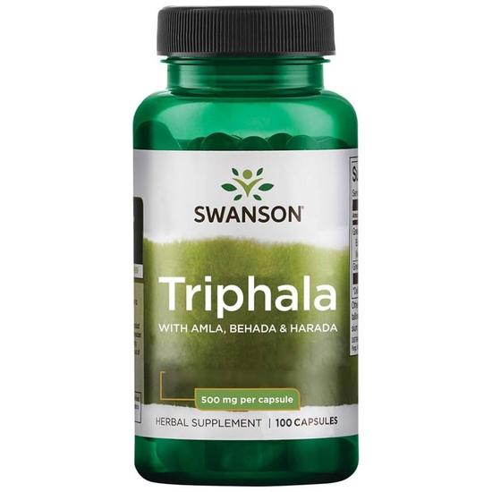 Swanson Triphala 500mg Capsules 100 Capsules