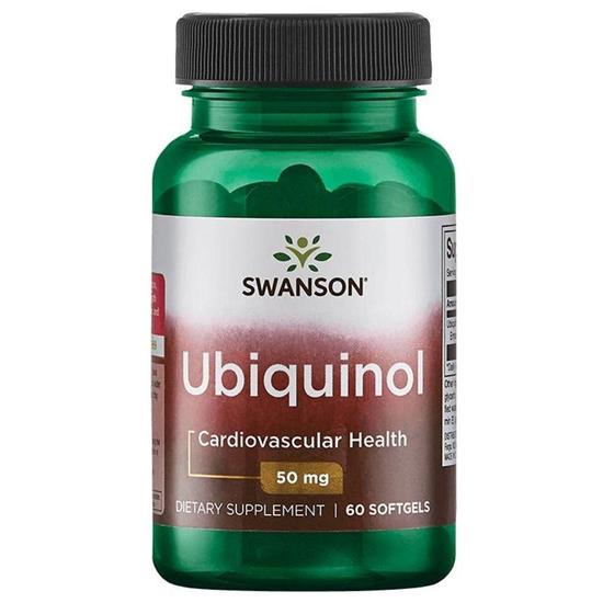 Swanson Ubiquinol 50mg Softgels 60 Softgels