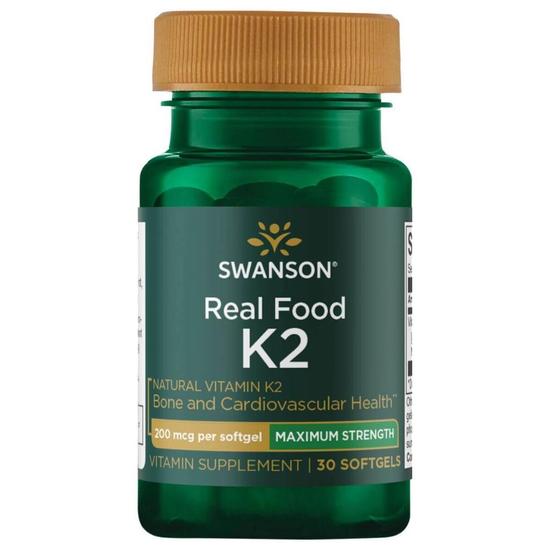 Swanson Vitamin K2 Natural 200mcg Softgels 30 Softgels