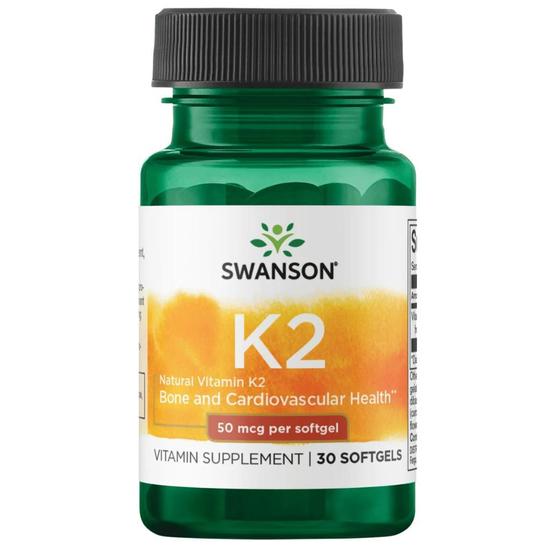 Swanson Vitamin K2 Natural 50mcg Softgels 30 Softgels